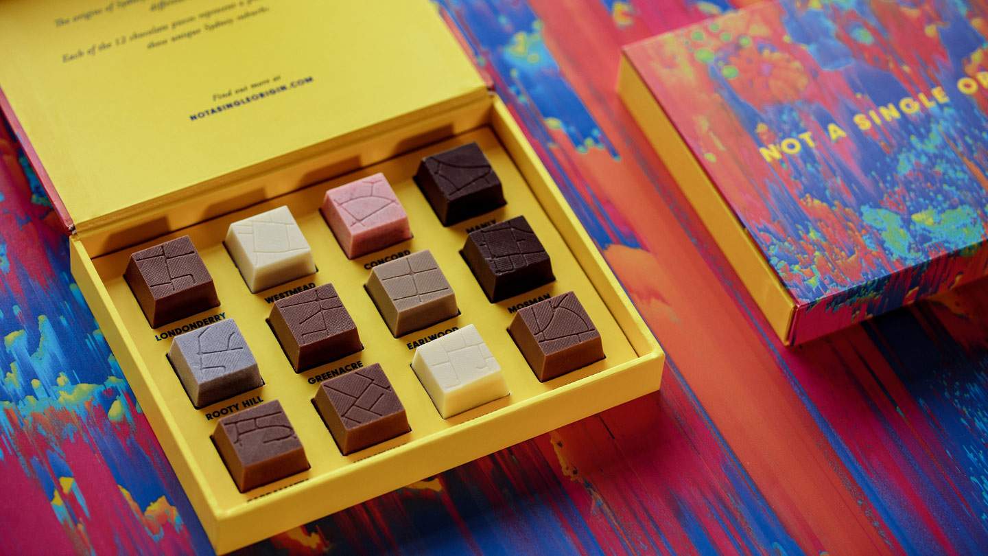 This Beautiful Box of Chocolates Is a Tasty Representation of Sydney's Culturally Diverse Suburbs