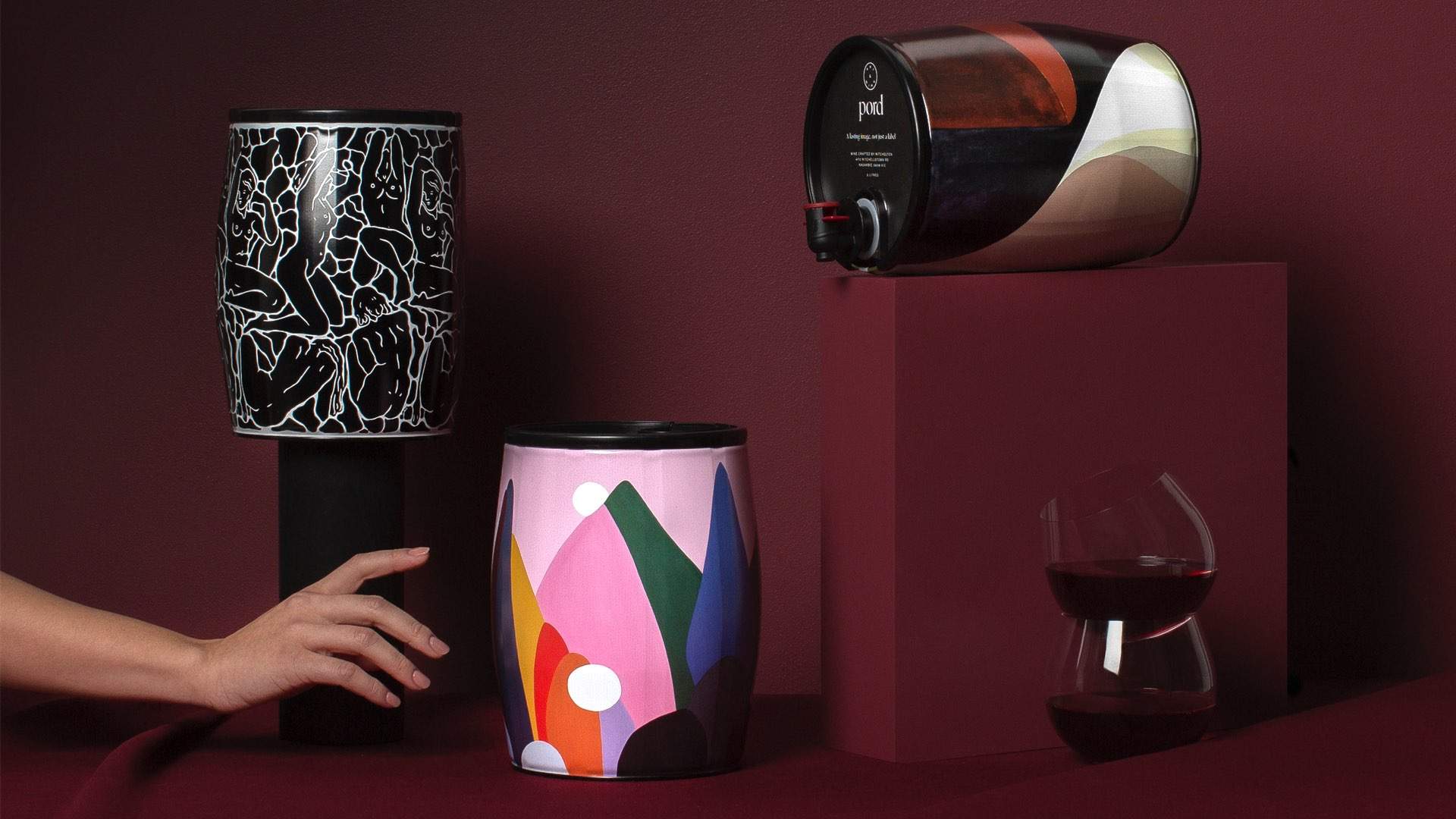 These Beautiful Mini Wine Barrels Are the Perfect Gift for Every Art-Loving Booze Hound