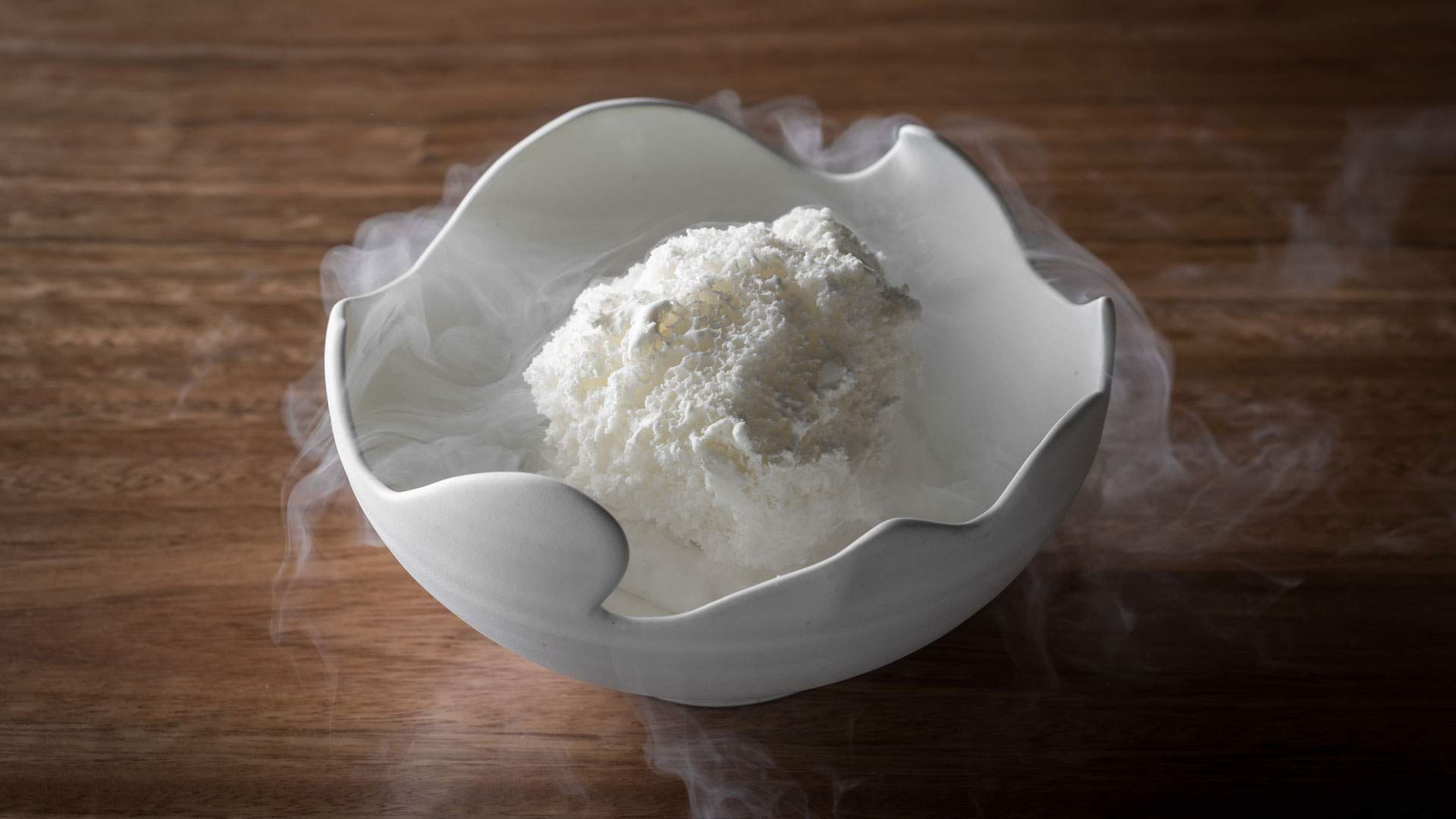 a smoking dish at Quay Restaurant Sydney