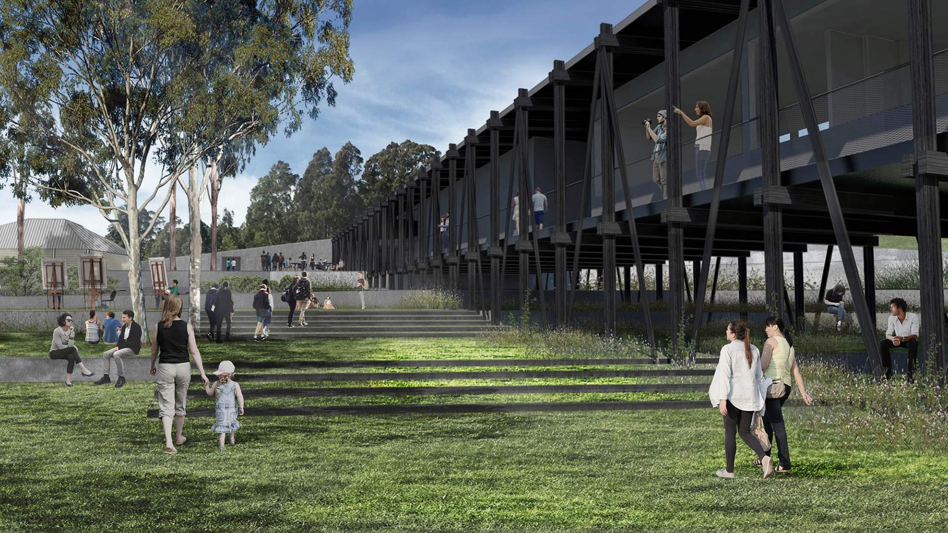 This Is What Australia's Huge New Bushland Art Gallery Will Look Like