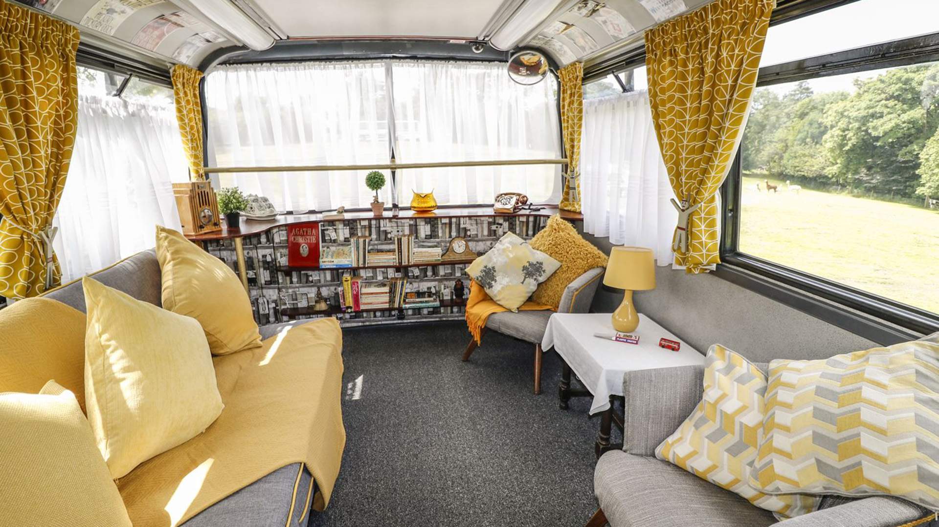 You Can Now Stay In an Agatha Christie-Inspired Hotel Inside a Double Decker Bus