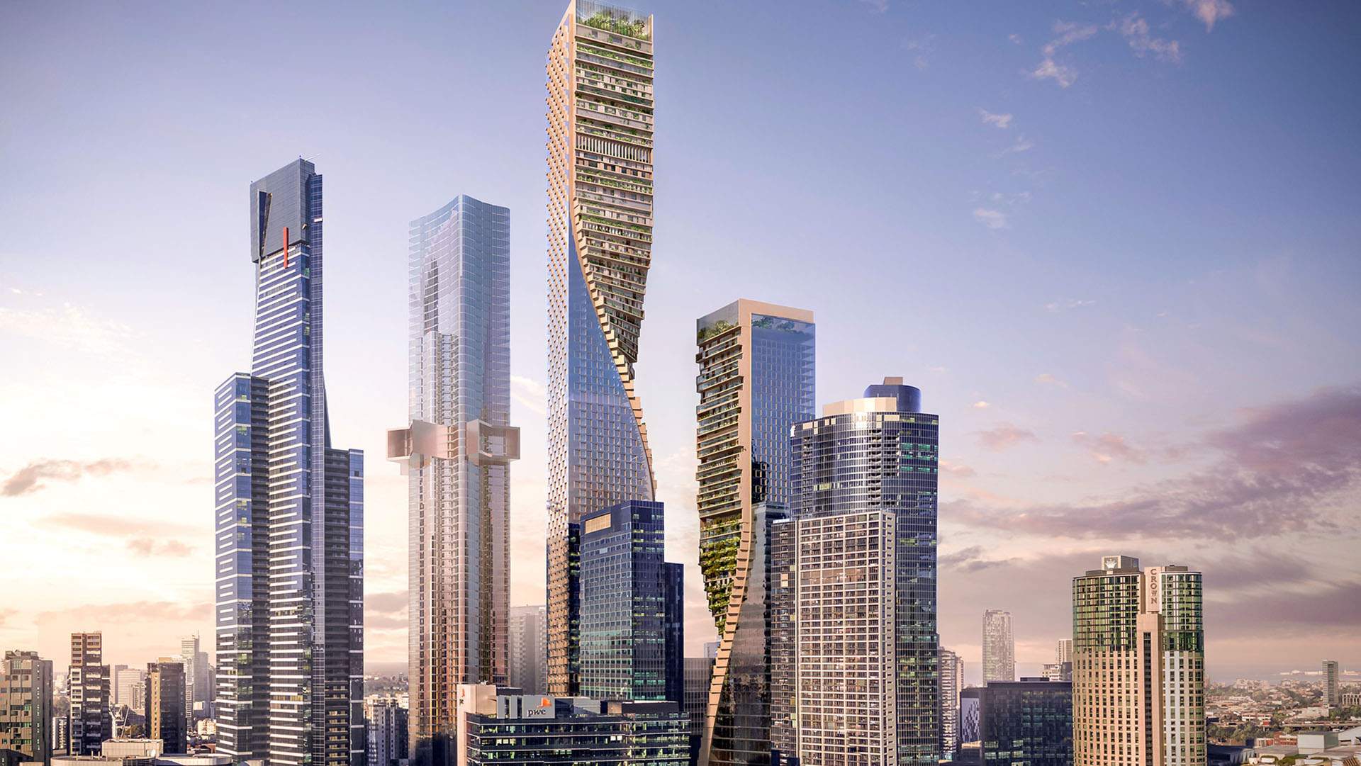 This Garden-Topped Melbourne Skyscraper Could Soon Be Australia's Tallest Building