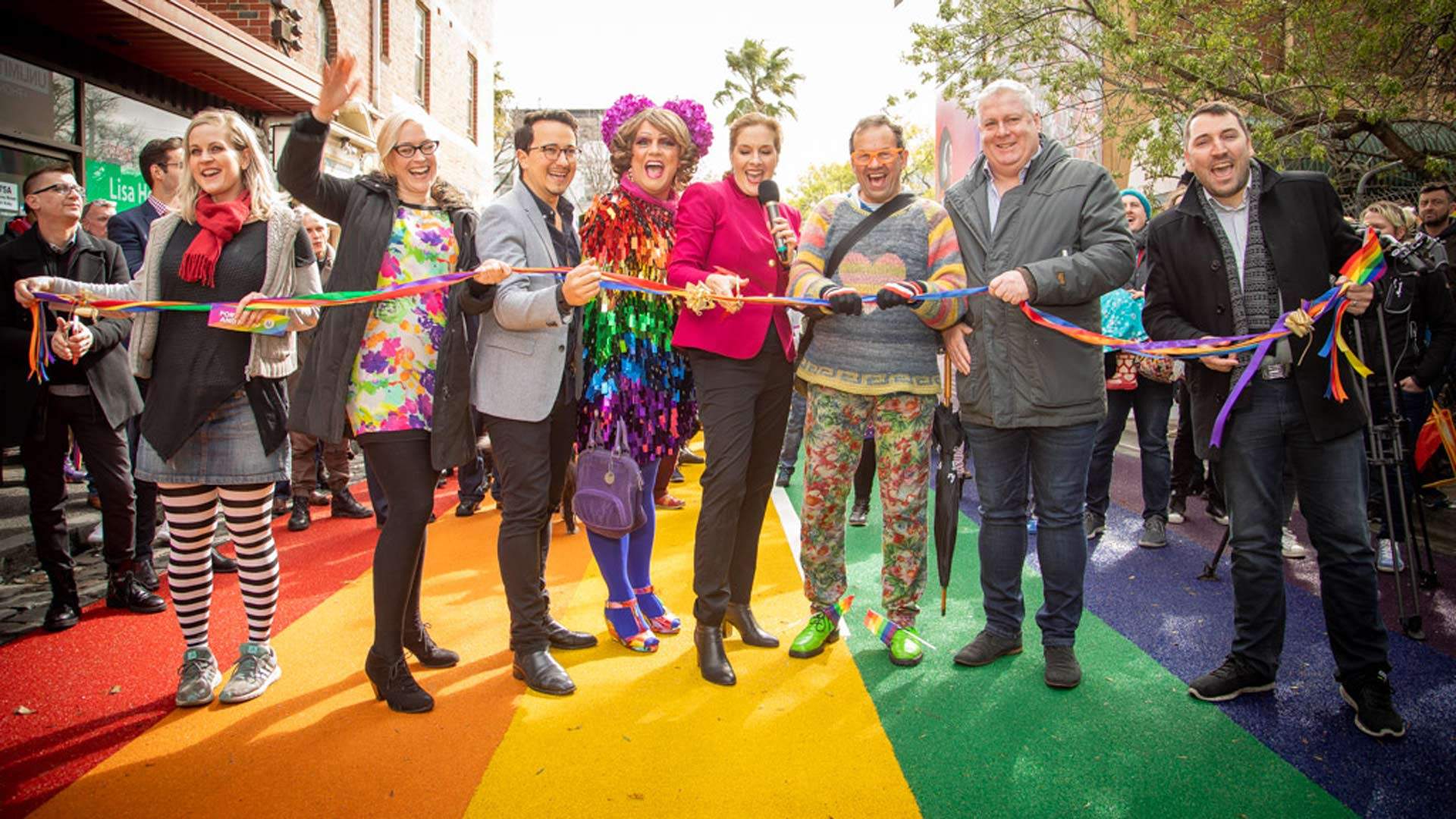 St Kilda Is Now Home to a Fabulous Rainbow Road