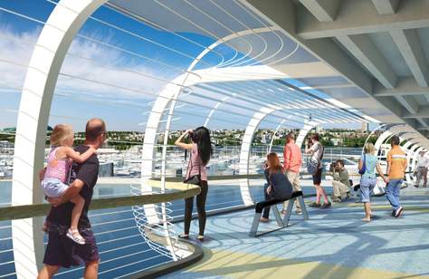 The Government Is Funding a Pedestrian Bridge Across Auckland Harbour
