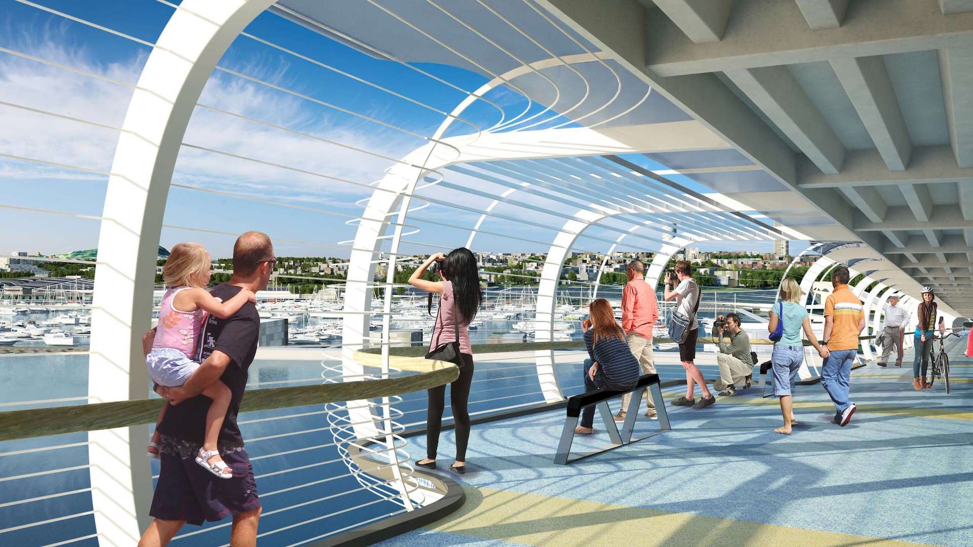 The Government Is Funding a Pedestrian Bridge Across Auckland Harbour