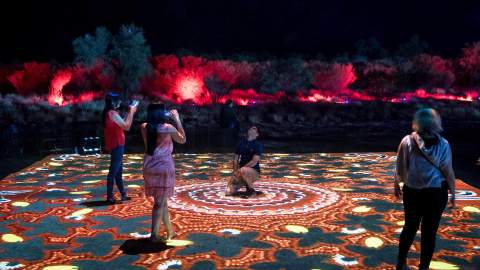 Alice Springs' Incredible Light-Filled Parrtjima Festival Has Unveiled Its 2018 Program