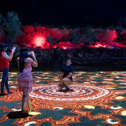 Alice Springs' Incredible Light-Filled Parrtjima Festival Has Unveiled Its 2018 Program