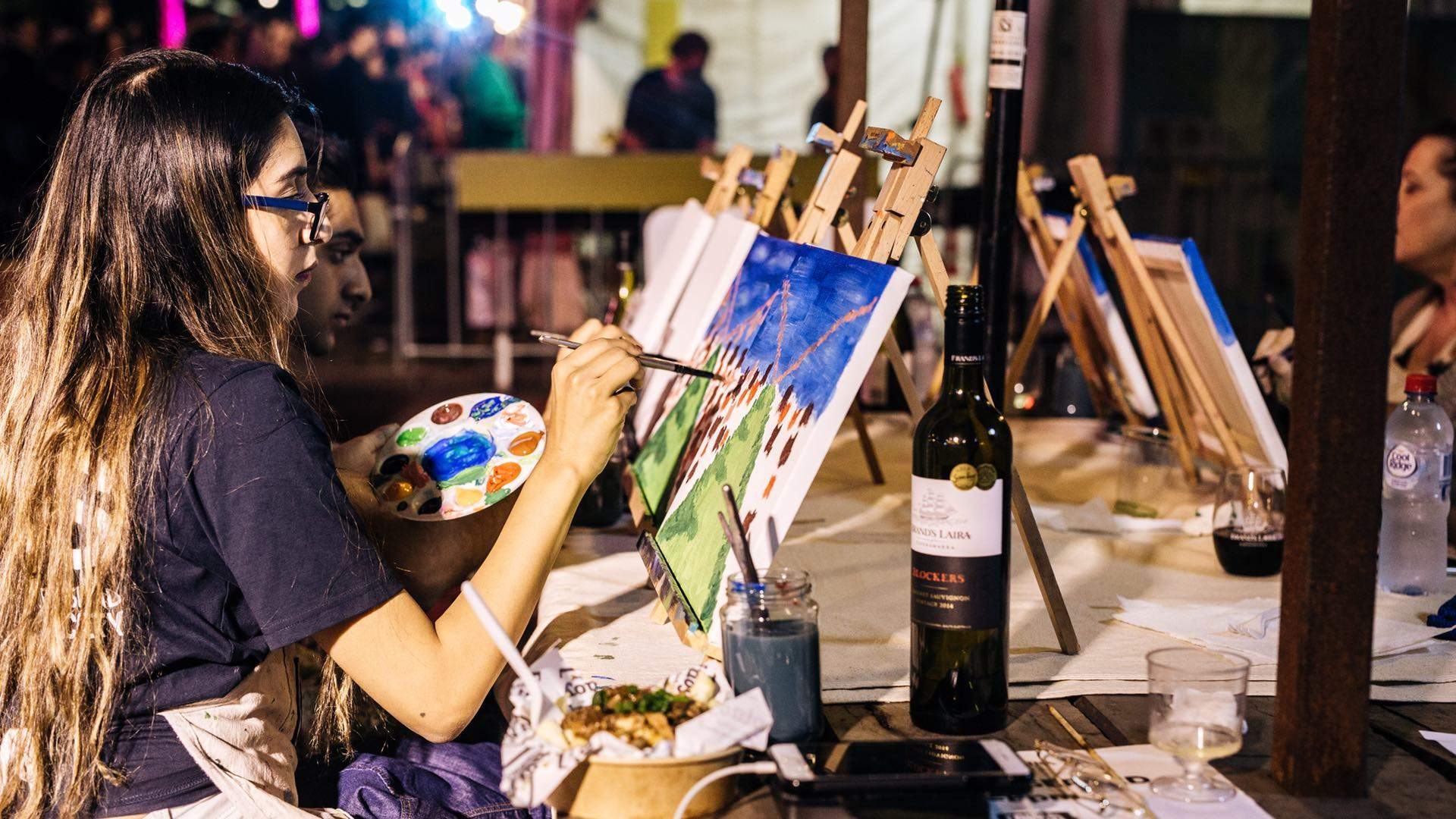 Pop-Up Paint and Sip Classes
