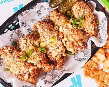 This Fried Chicken Coated in Barbecue Shapes Is the Ultimate After-School Snack