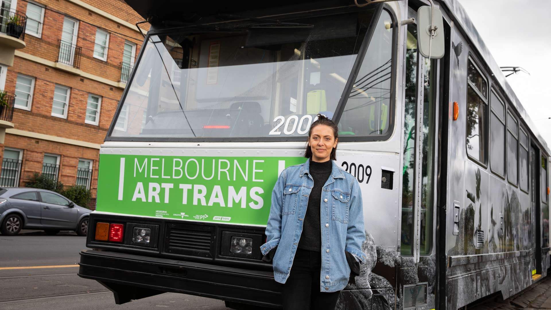 You Can Now Catch This Art-Covered Tram Through Melbourne's CBD