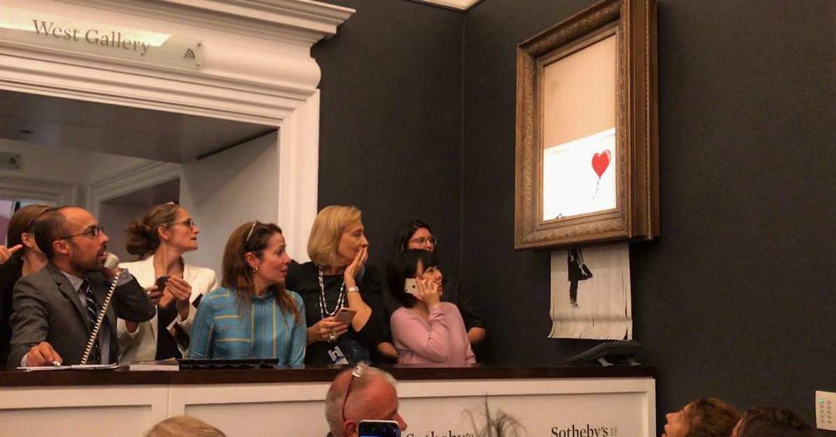 Banksy's Shredded 'Girl with Balloon' Painting Is Going on Display to the Public