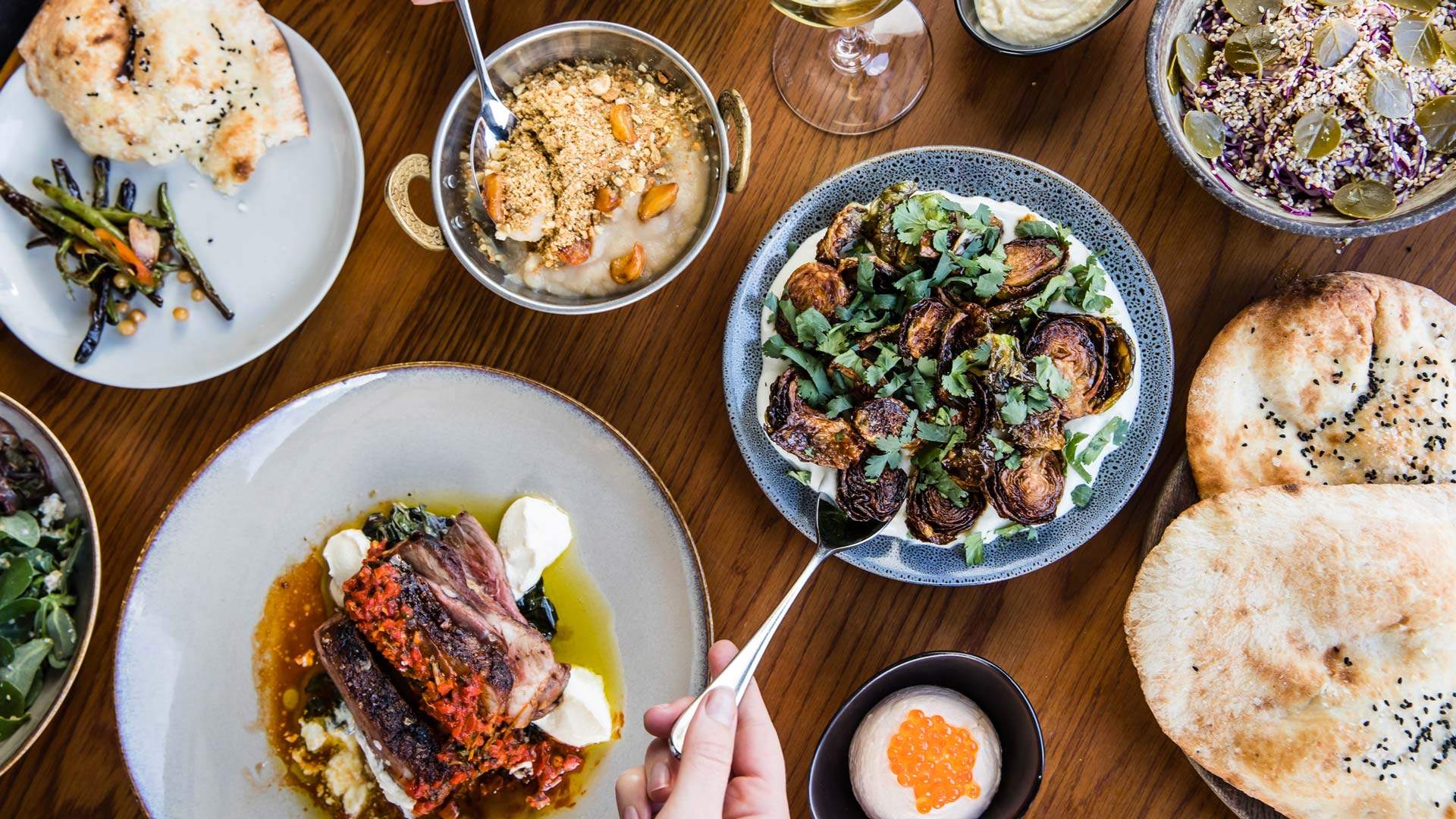 Barzaari Is Now Serving Up Eastern Mediterranean Feasts and Theatrical Sandpit Coffee in Chippendale