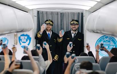 Background image for BrewDog's Suitably Boozy Craft Beer Airline Is Hitting the Skies Again