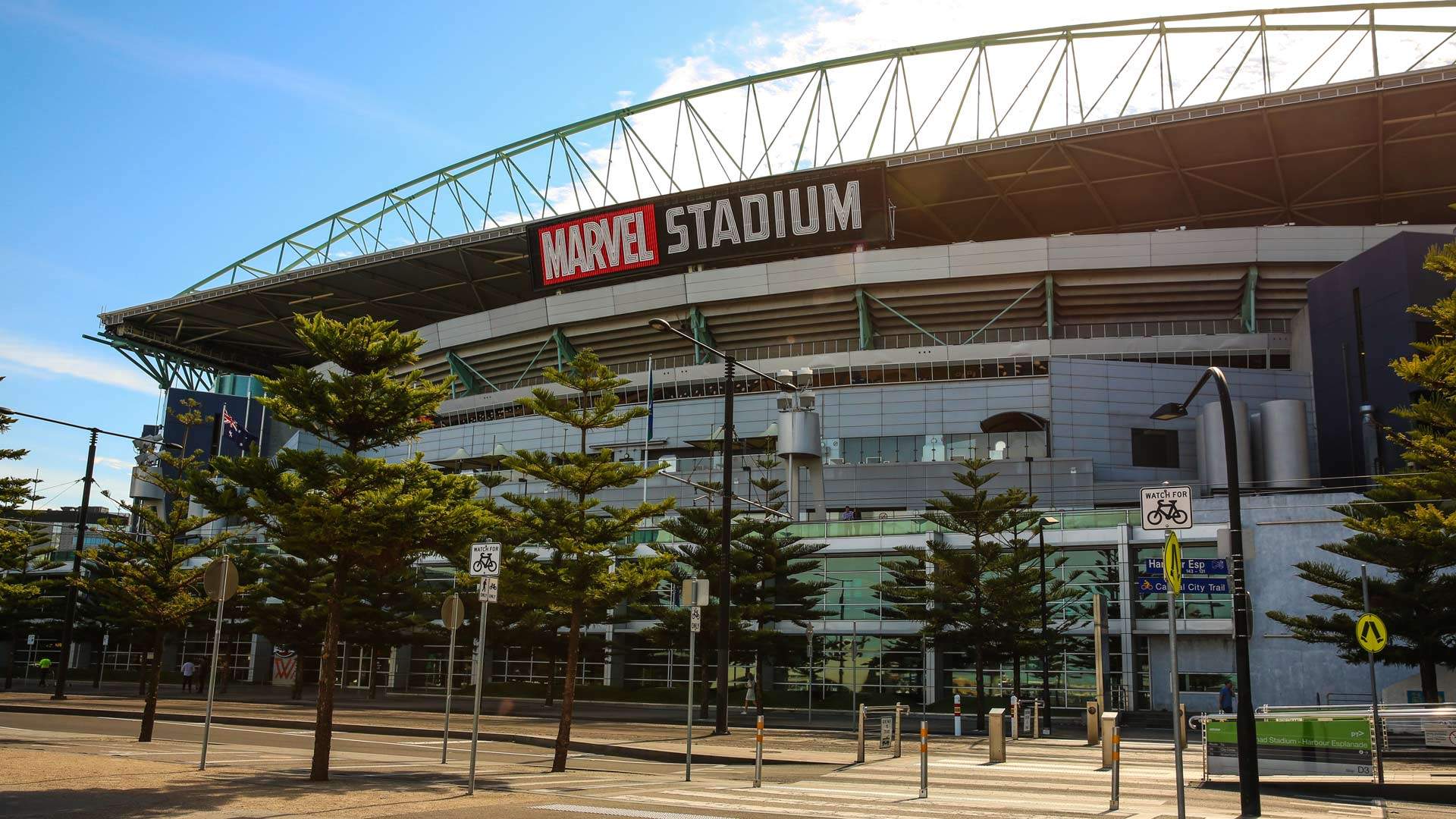 Melbourne's Superhero-Themed Marvel Stadium Has Just Been Unmasked