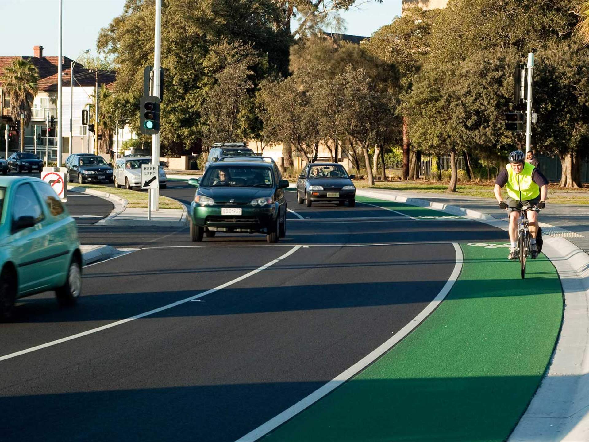 St kilda road store bike lane