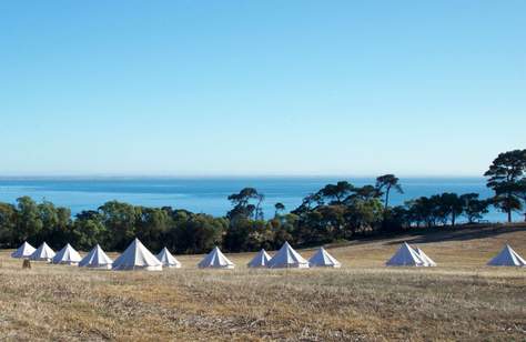 Terindah Estate Winery's Glamping Retreat with Its Own Private Beach Is Back for Summer