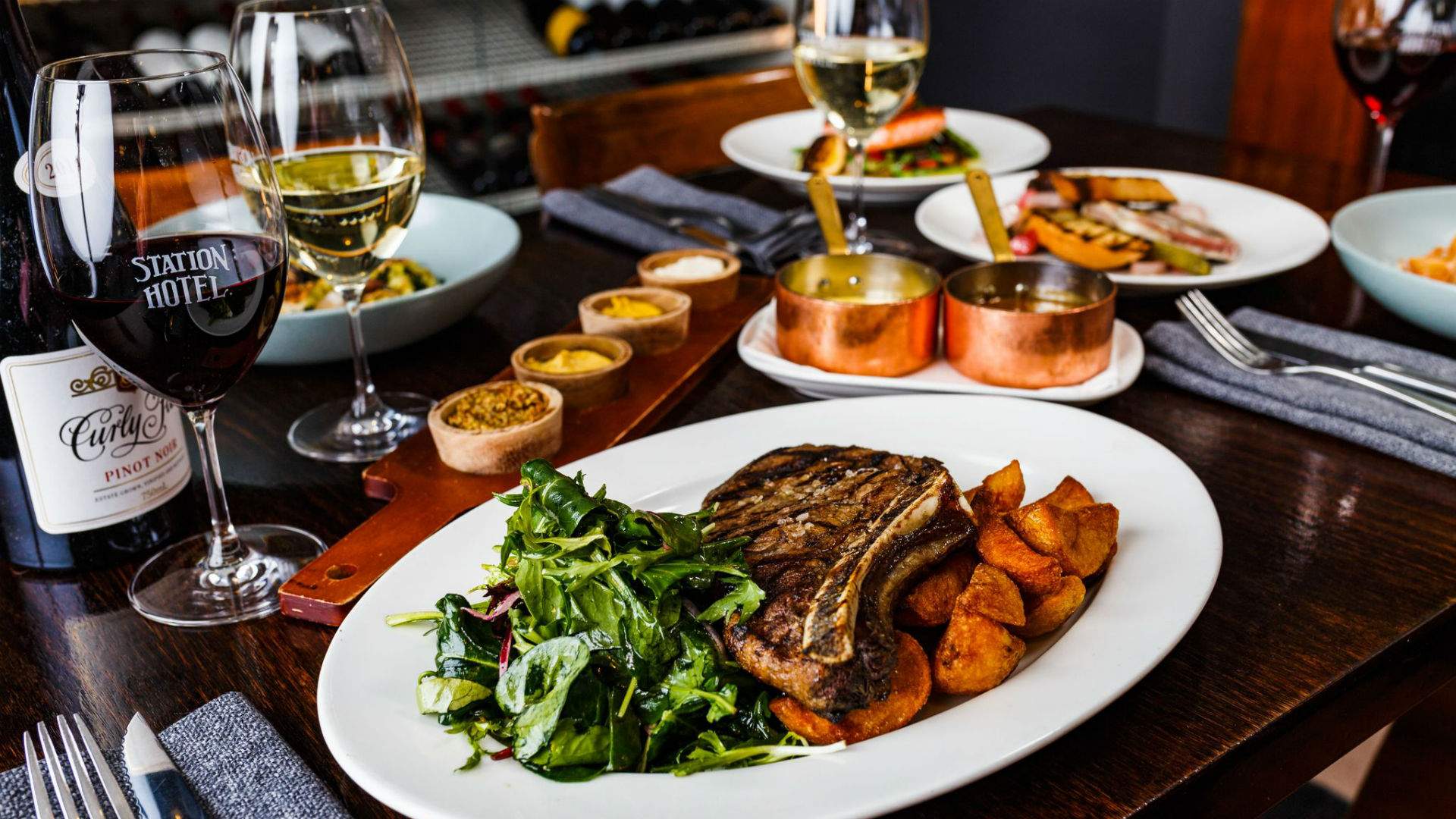 A steak at the Station Hotel - one of the best pubs in Melbourne