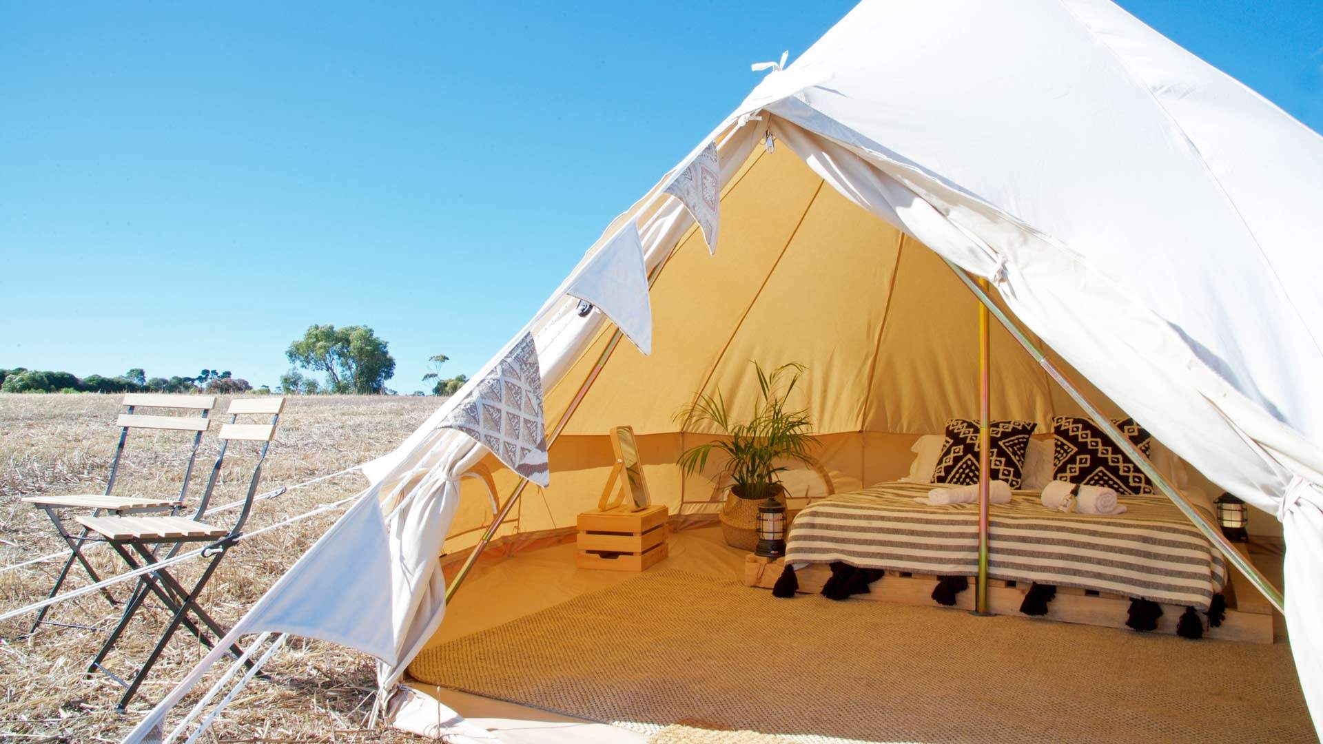 Terindah Estate Winery's Glamping Retreat with Its Own Private Beach Is Back for Summer