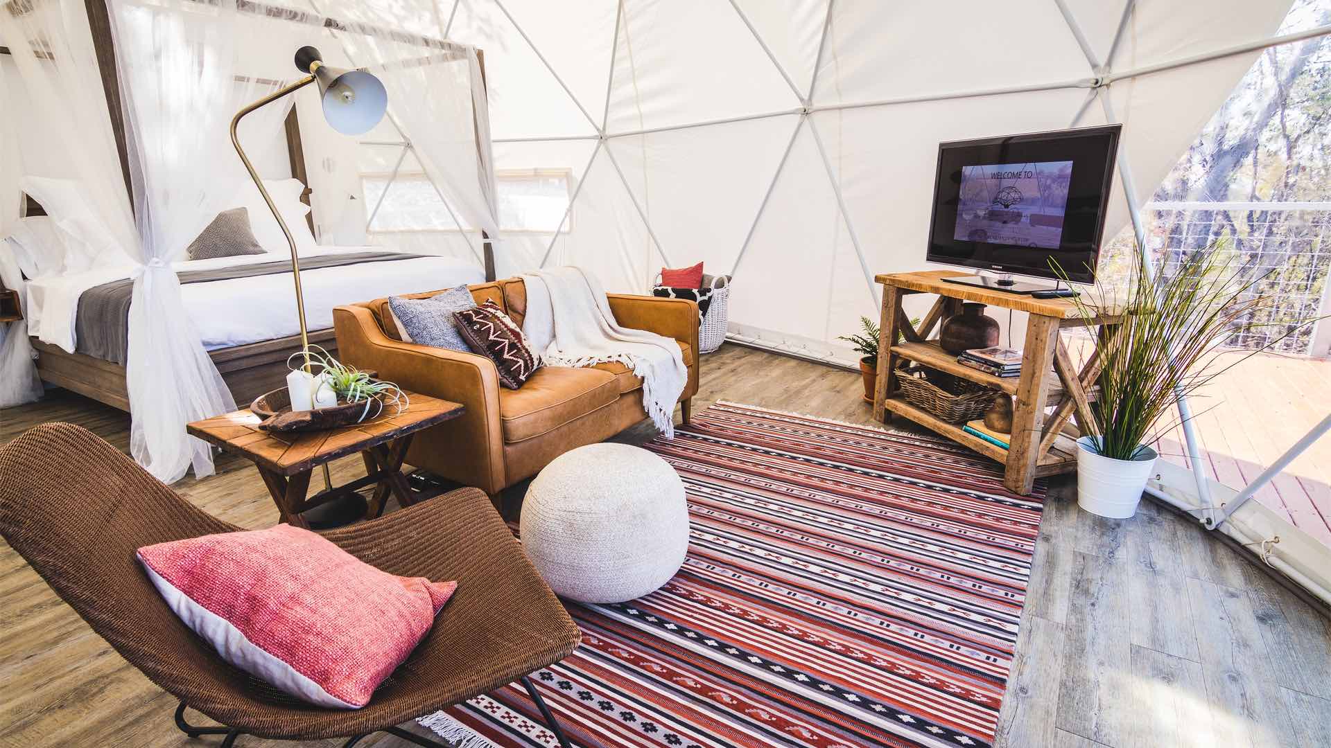 You Can Now Escape to a Luxury Dome Tent in the Middle of the NSW Bush