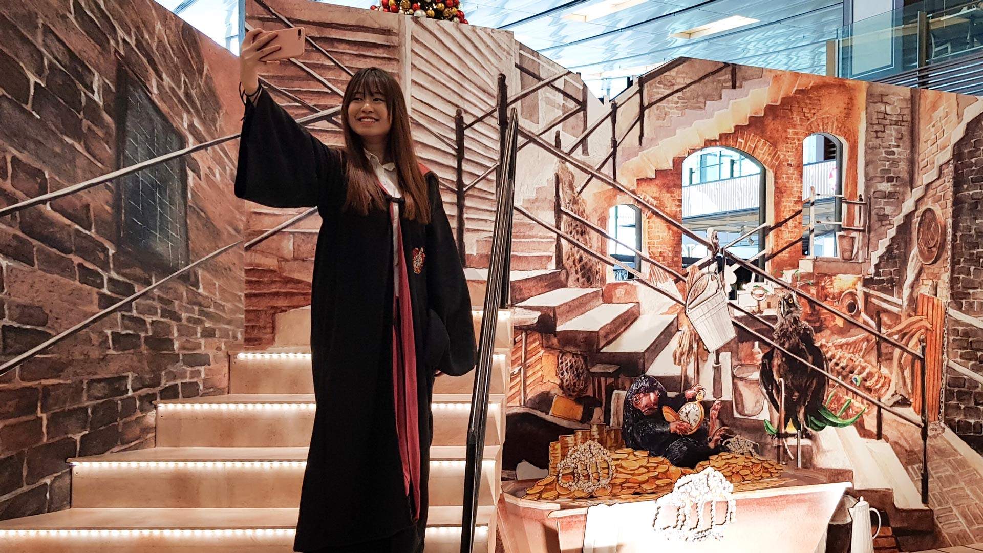 An Immersive Harry Potter World Has Taken Over Singapore's Changi Airport