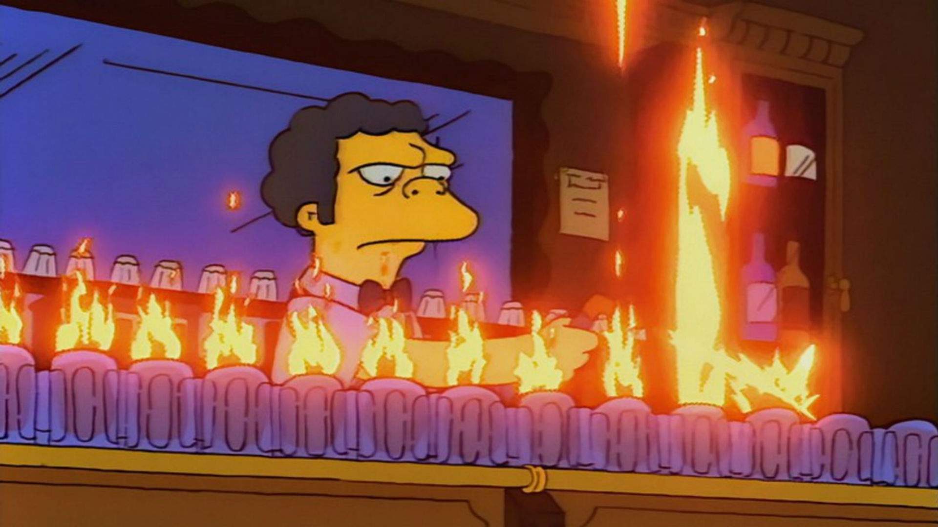 A 'Simpsons'-Themed Flaming Moe's Bar Is Popping Up in Australia