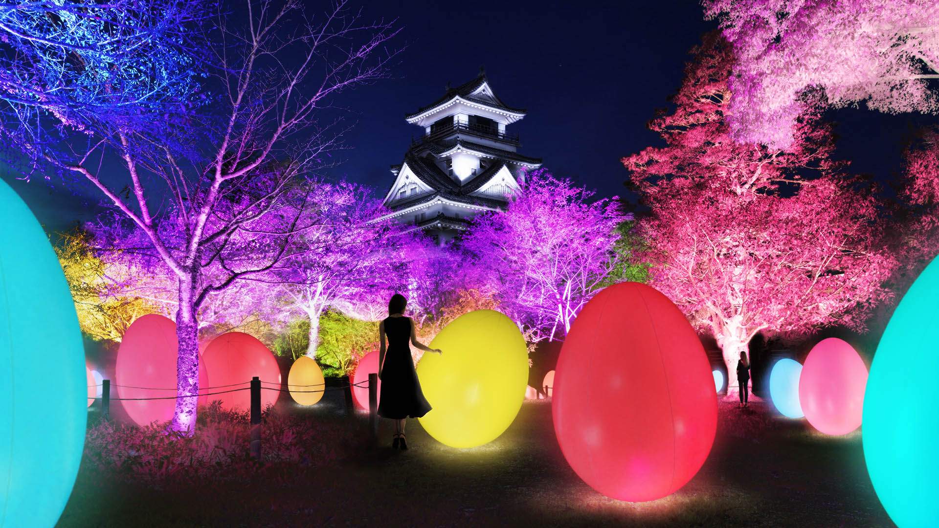 Japan's Latest Dazzling Interactive Art Exhibition Is Taking Over a 400-Year-Old Castle