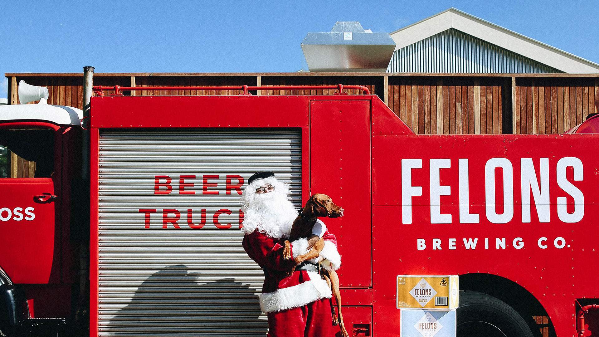 Felons Brewing Santa Photos
