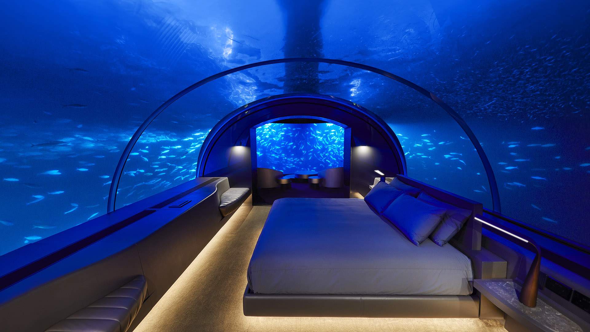 You Can Now Sleep Under the Sea at this Underwater Hotel in The Maldives
