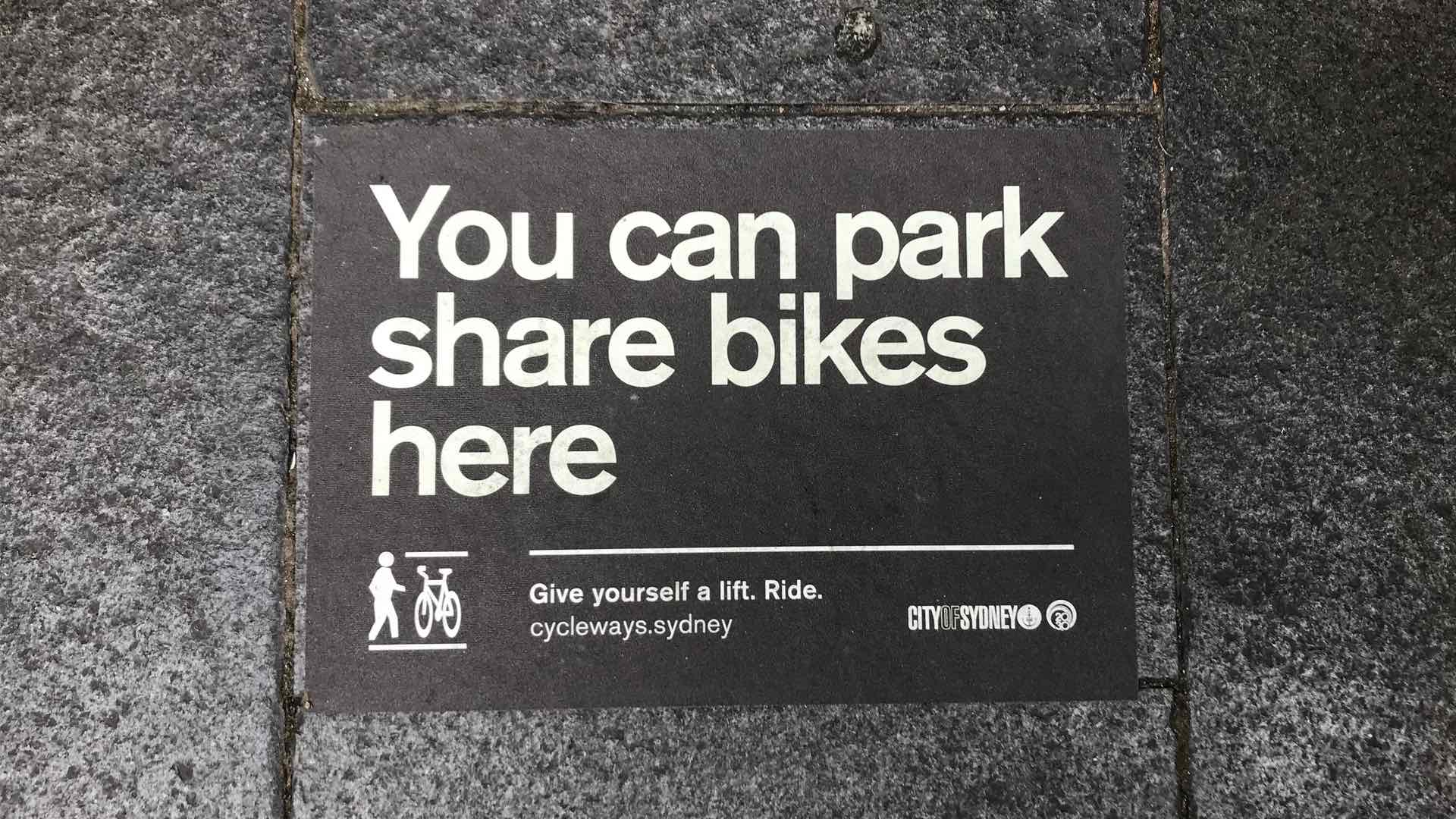 Bike Sharing Parking Bays Are Coming to Sydney's CBD