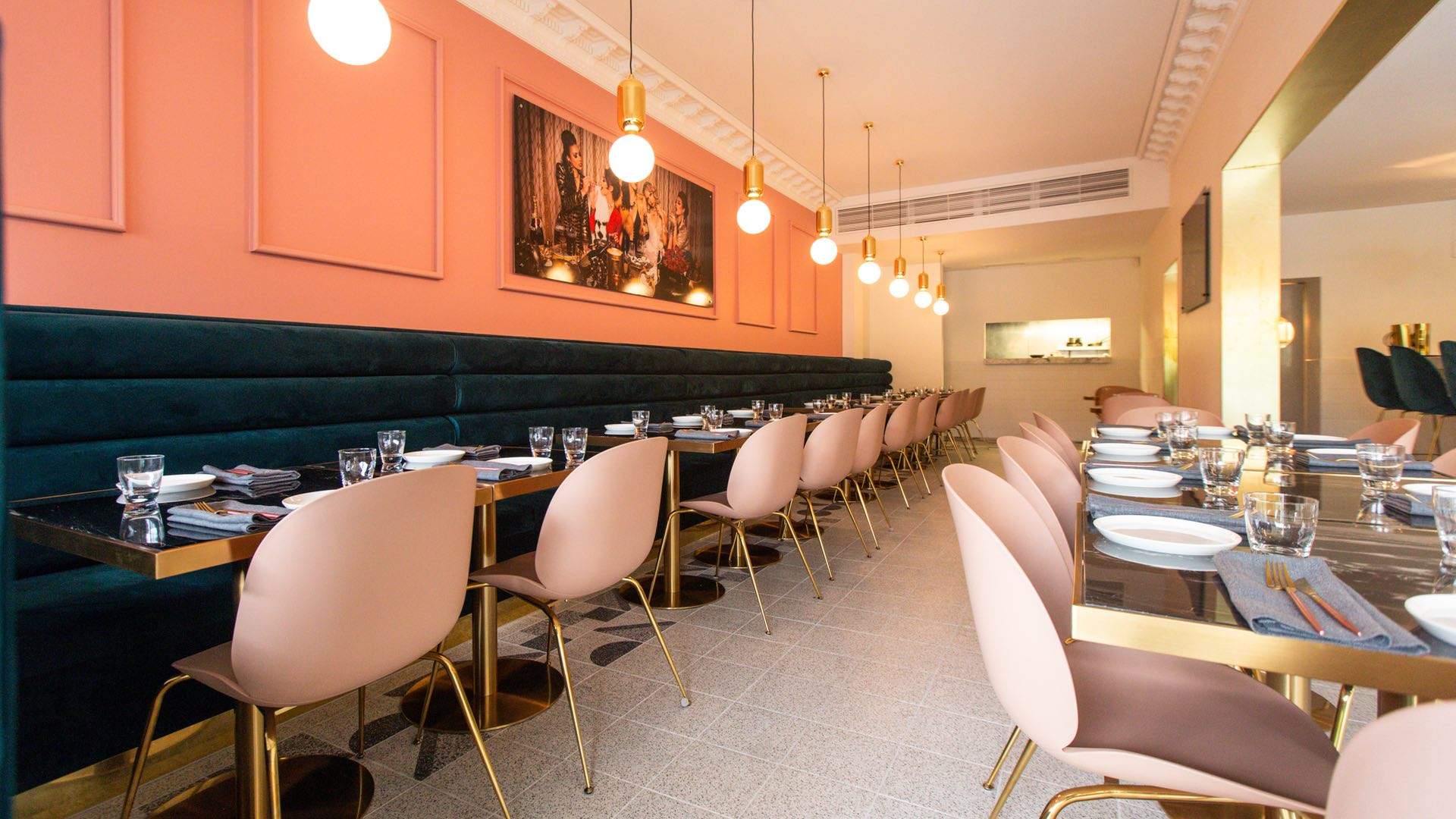 The Greville Is Prahran's New Pink and Emerald Restaurant and Champagne Bar