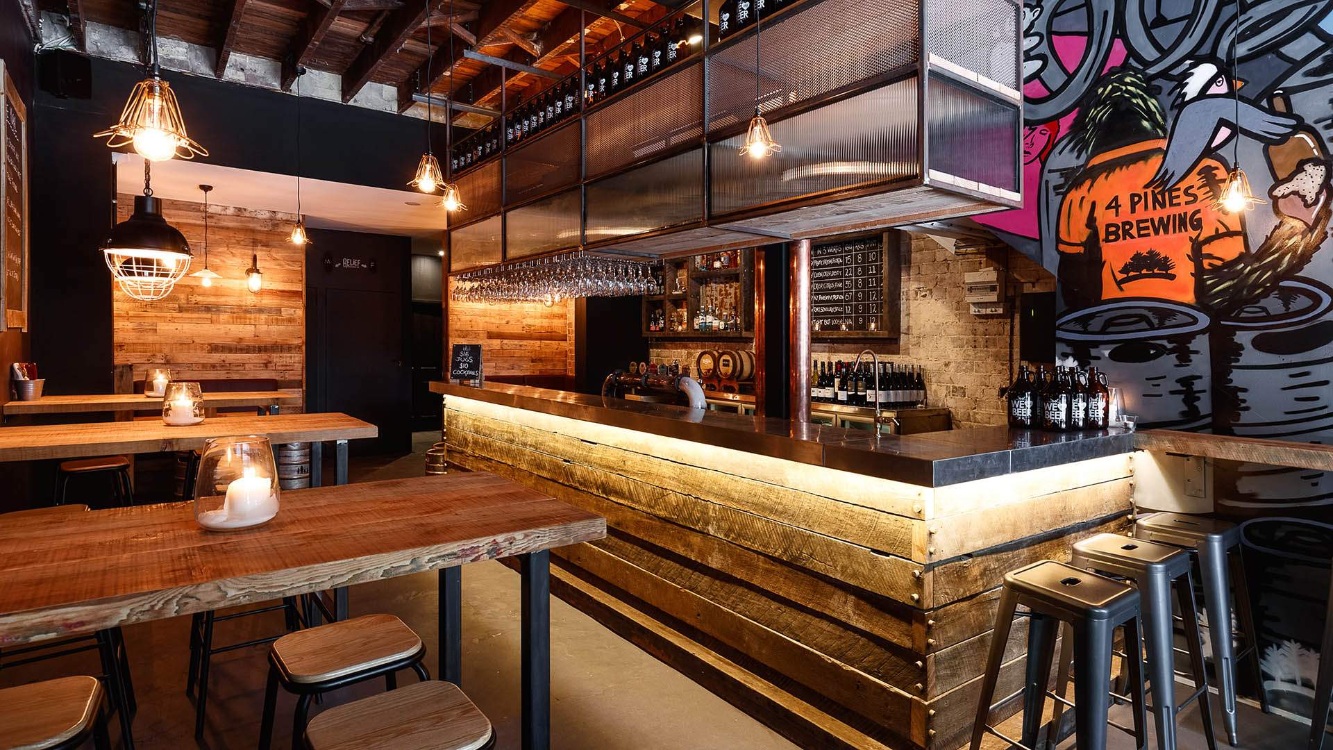 4 Pines Brewing Has Opened a Small Beer and Burger Joint in Surry Hills