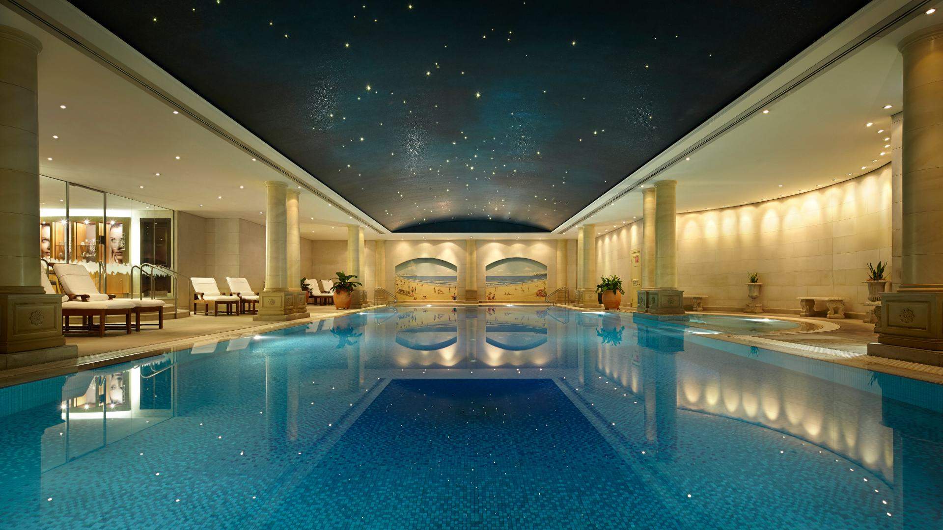 The indoor pool at The Langham - home to one of the best day spa experiences sydney