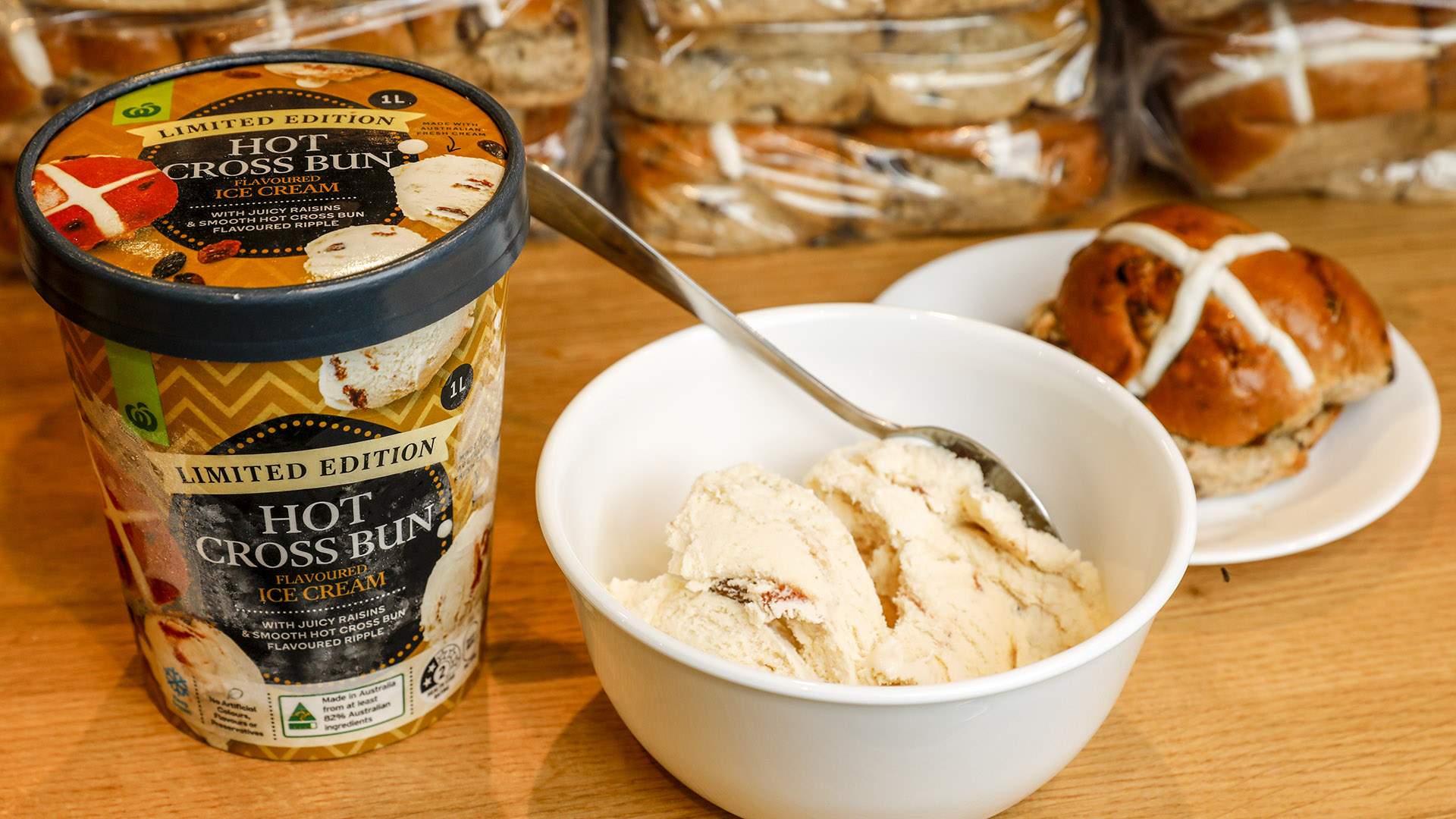 Hot Cross Bun Ice Cream Is Your New Go-To Dessert From Now Until Easter