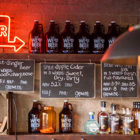 interior of 4 Pines Brewpub - Sydney brewery - manly