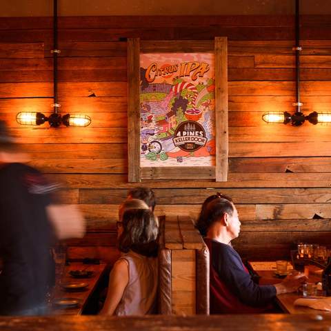 interior of 4 Pines Brewpub - Sydney brewery - manly