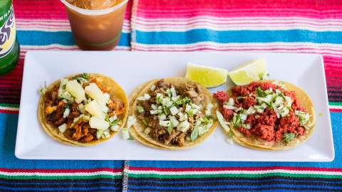 Tacos at The Tamaleria & Mexican Deli in Dulwich Hill.