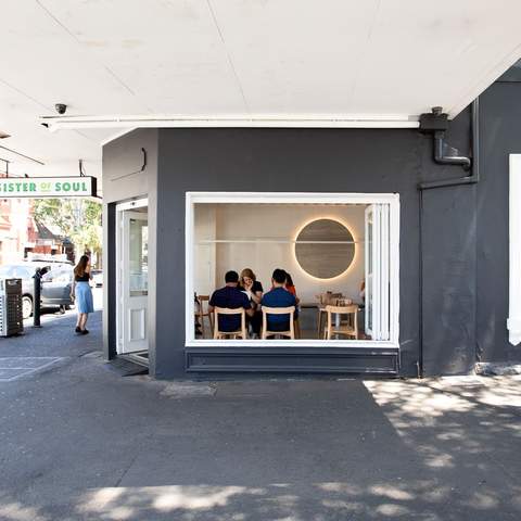 exterior of sister of soul - one of the best vegan cafes in Melbourne