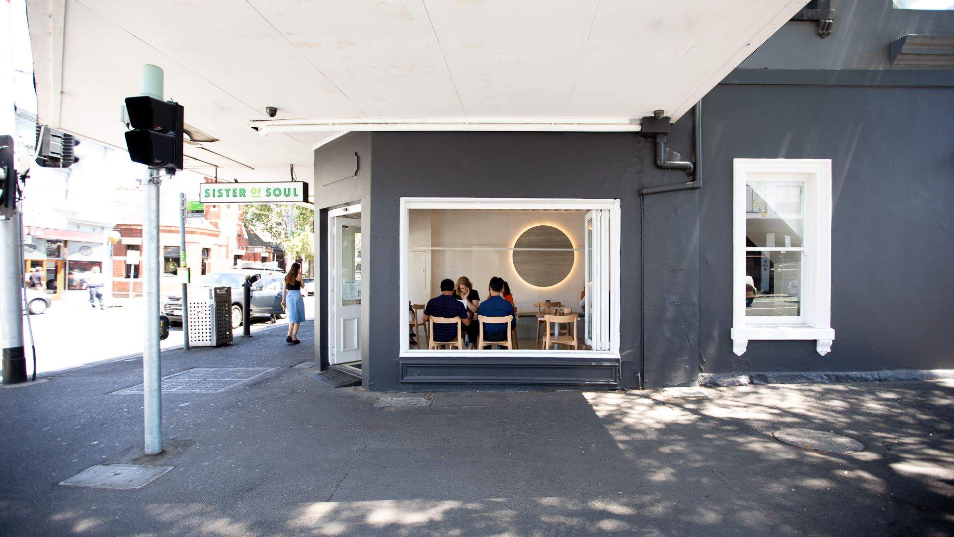 exterior of sister of soul - one of the best vegan cafes in Melbourne