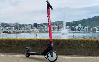 Background image for This Dockless E-Scooter Service Is Turning to Contactless Food Delivery