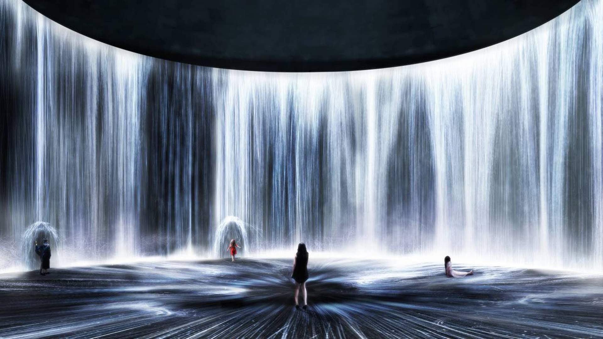 You'll Soon Be Able to Walk Along a Digital Waterfall In This Immersive Shanghai Installation
