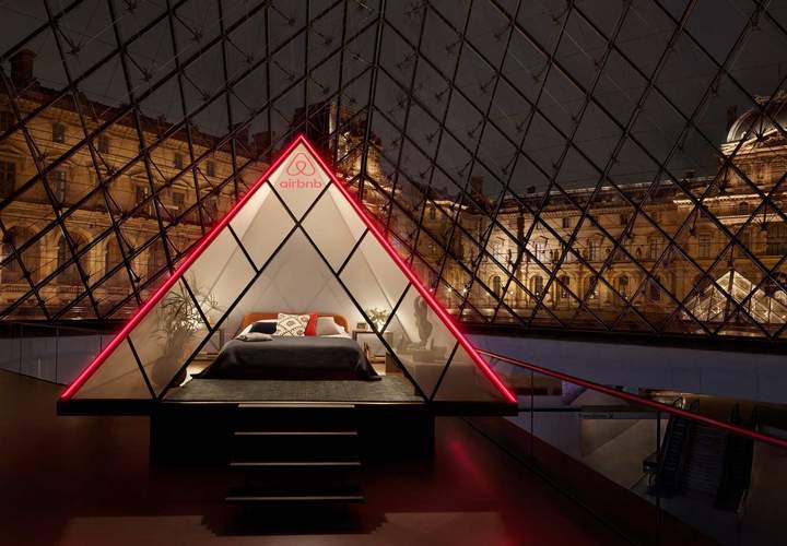 Background image for Airbnb Is Giving Away an Insane Sleepover Inside the Actual Louvre