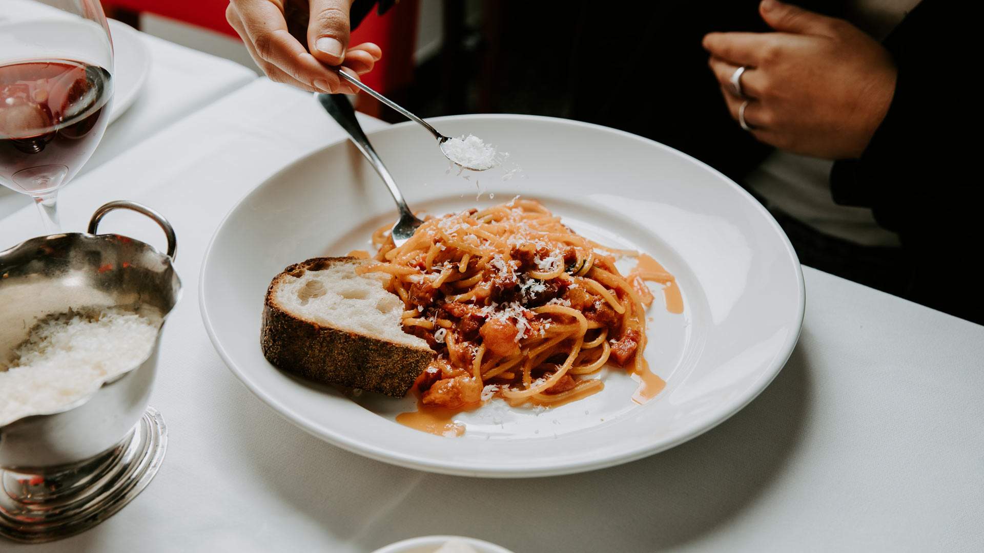 pasta at Di Stasio Citta - some of the best pasta in Melbourne