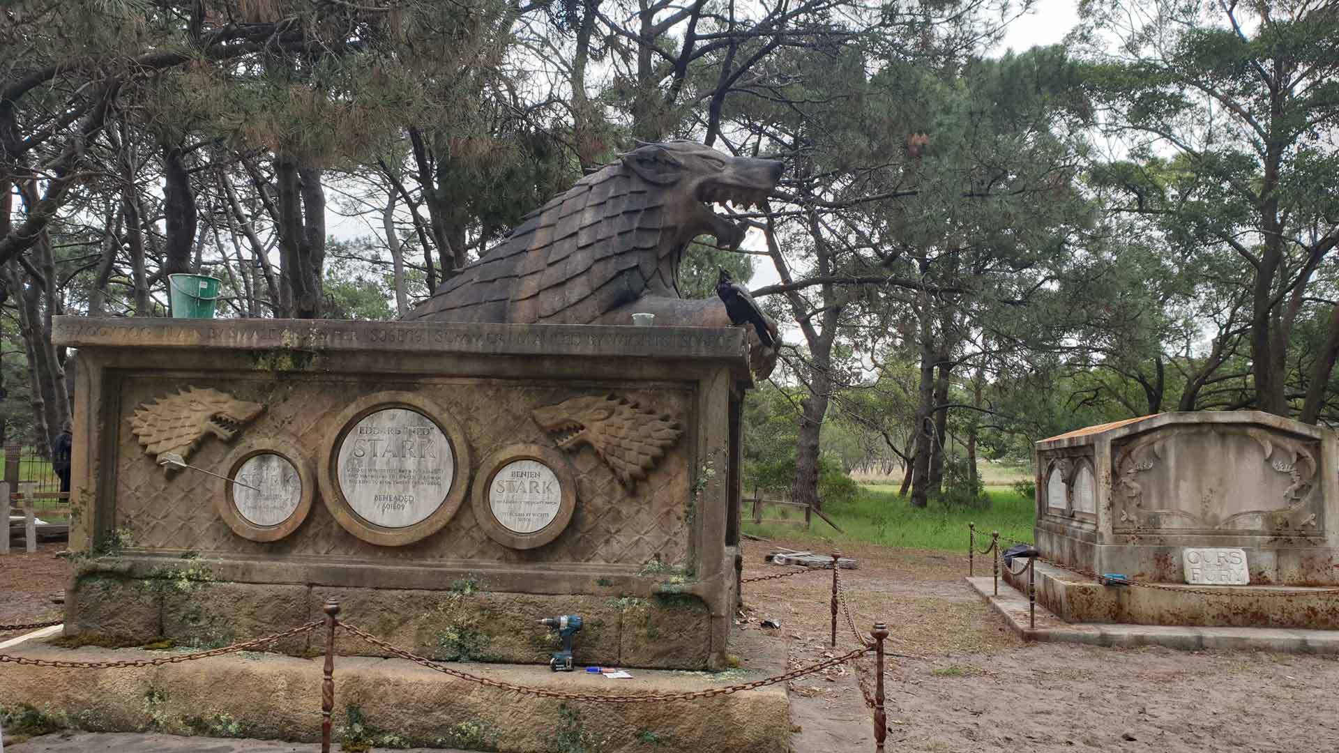 An Ominous 'Game of Thrones' Graveyard Has Popped Up in Centennial Park