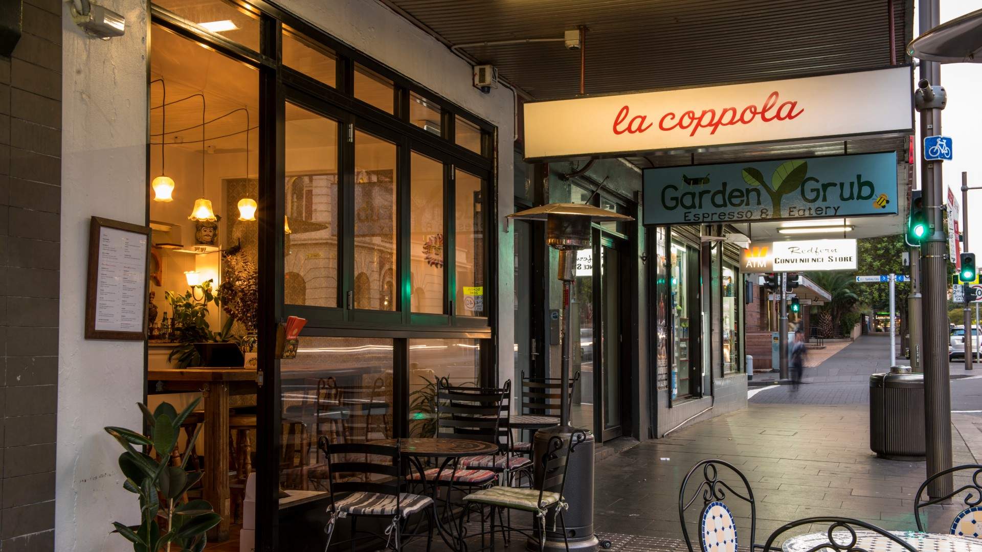 Exterior of La Coppola in Redfern - one of the best BYO restaurants in Sydney.