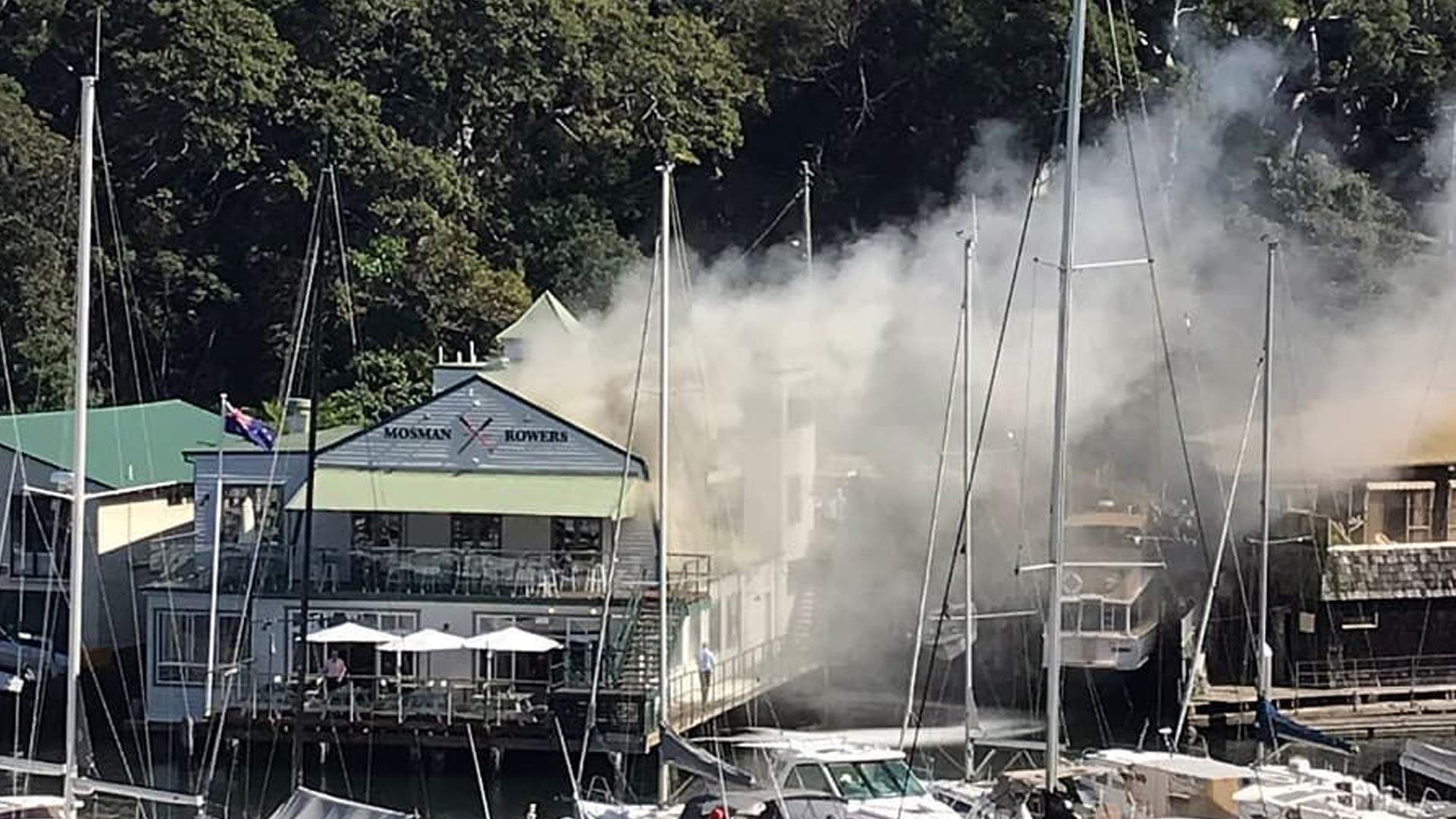 A Fire Has Partially Destroyed the Newly Reopened Mosman Rowers
