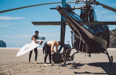 Heli-Surfing Is Auckland's New Luxury Adventure Experience