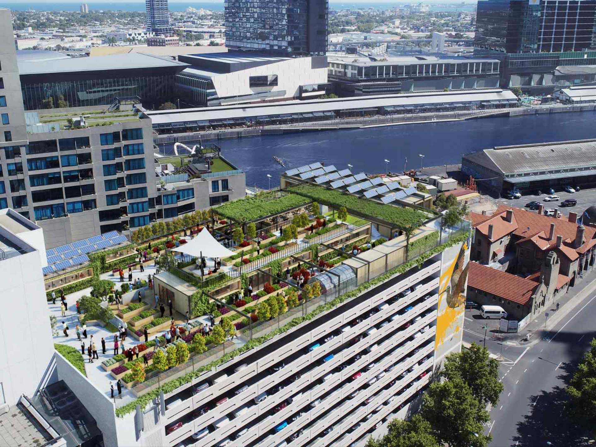 Melbourne Is Getting a 2000-Square-Metre Rooftop Farm and Cafe on Top of a City Car Park - Concrete Playground