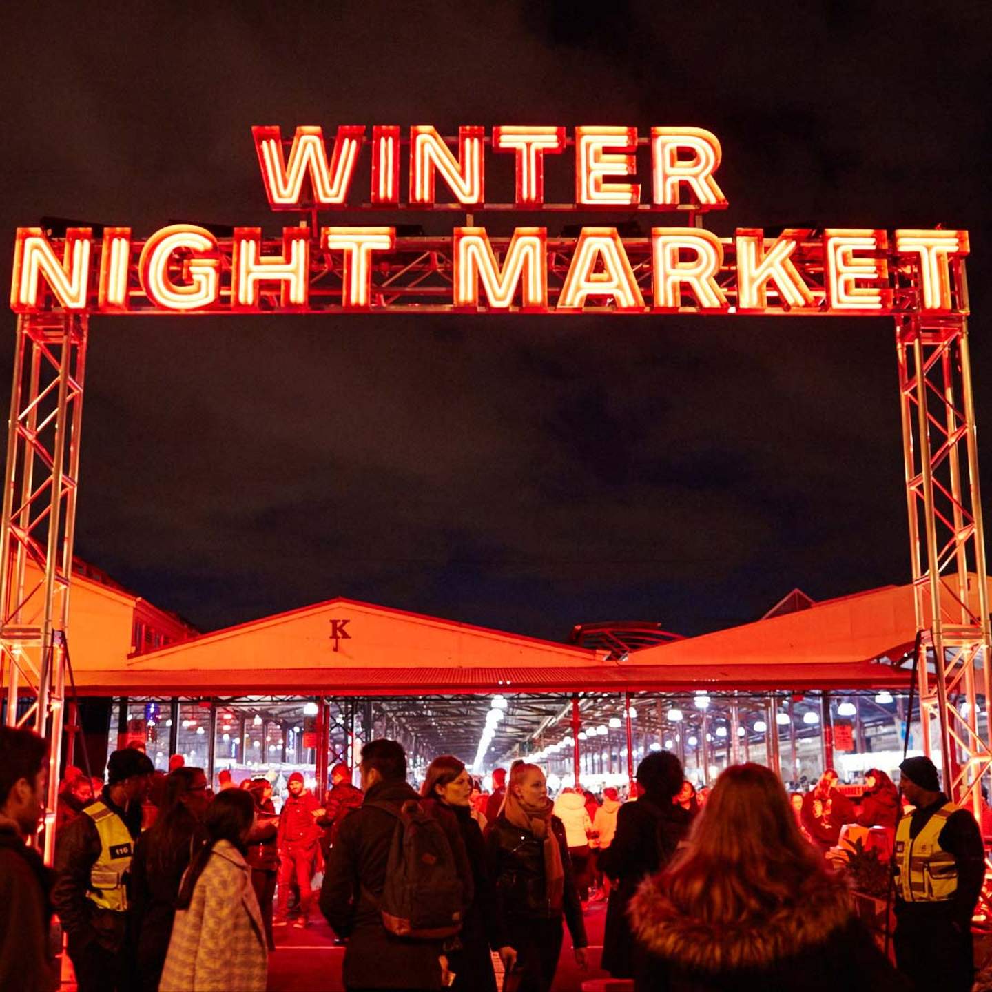 Queen Victoria Winter Night Market 2019 Melbourne Concrete