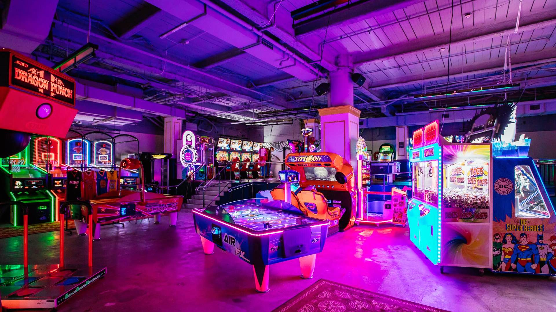 B. Lucky & Sons Is Sydney's New Adult Arcade Bar from the Holey Moley Team