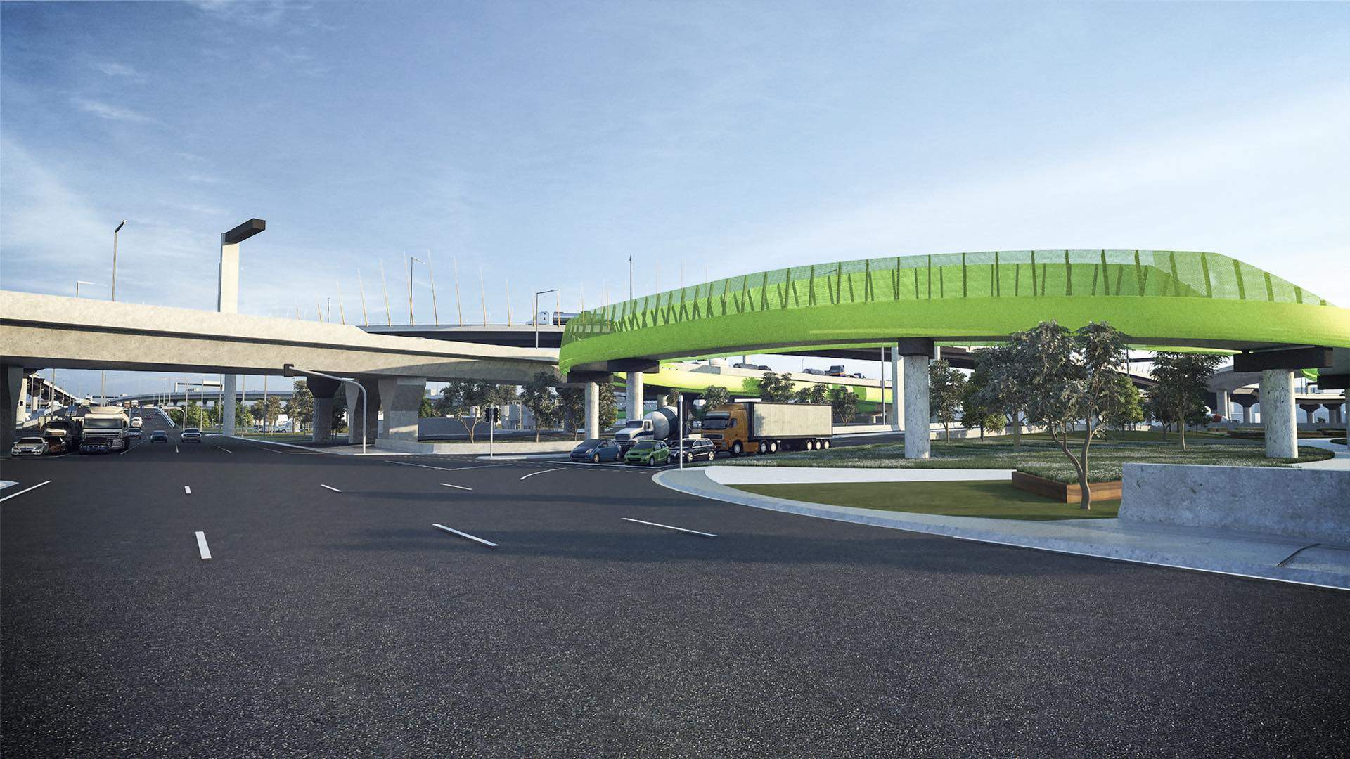 This Is What it Will Be Like to Ride Along Melbourne's First Elevated Bicycle Highway